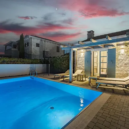 Stone Zorritta With A Pool And A Beautiful Garden Villa Ližnjan